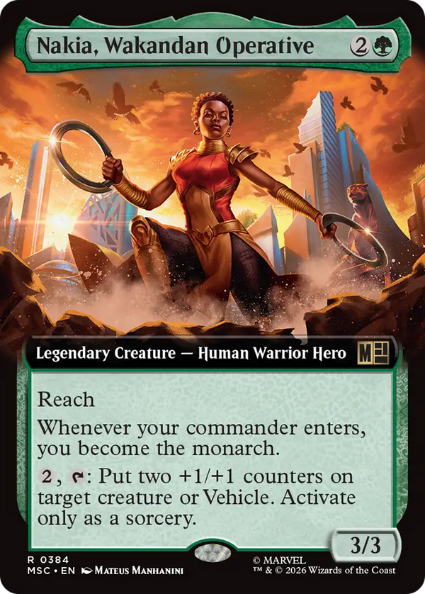 Nakia, Wakandan Operative - Extended Art (MSC) (Pre-Order)