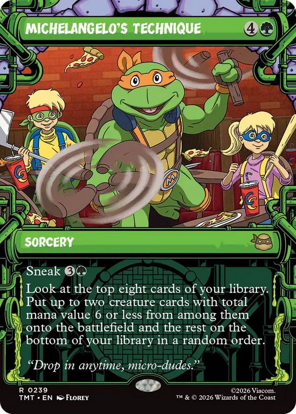 Michelangelo's Technique - Sewer Frame (TMT)