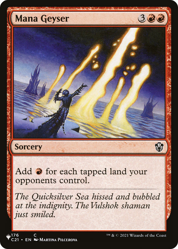 Mana Geyser - C21 Reprint (PLST)