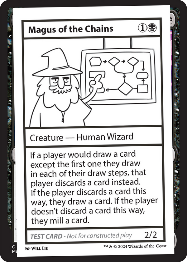 Magus of the Chains - Test Card (MB2)