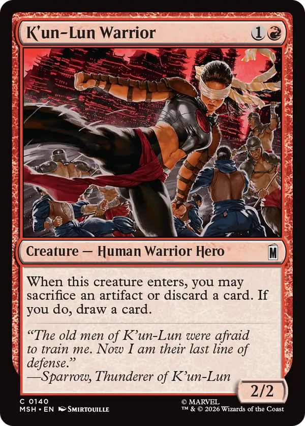 K'un-Lun Warrior (MSH) (Pre-Order)