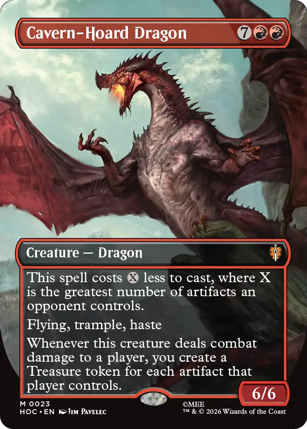 Cavern-Hoard Dragon - Borderless (HOC)