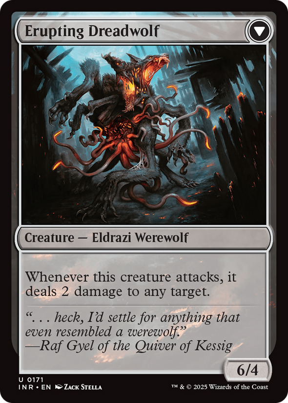 Smoldering Werewolf // Erupting Dreadwolf (INR)
