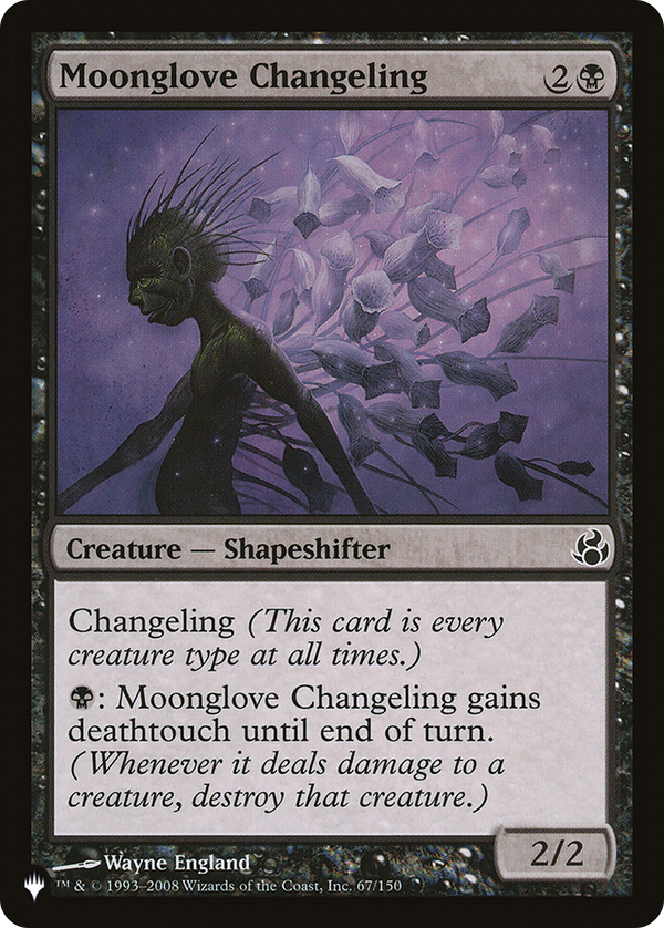 Moonglove Changeling - MOR Reprint (PLST)