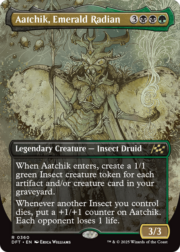 Aatchik, Emerald Radian - Borderless (DFT)