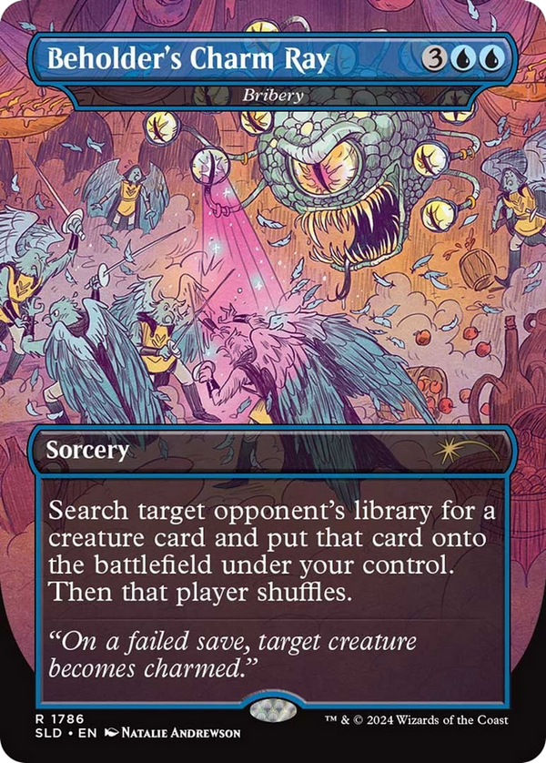 Beholder's Charm Ray // Bribery - Death is in the Eye of the Beholder (SLD)