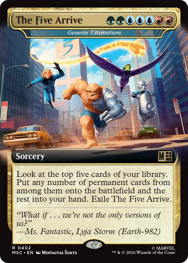 The Five Arrive // Genesis Ultimatum - Extended Art (MSC) (Pre-Order)