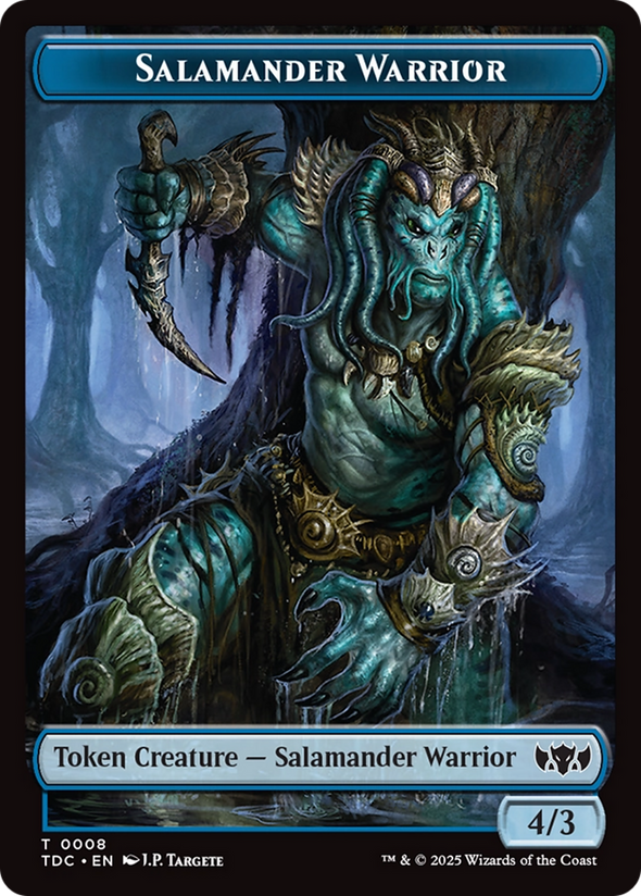Salamander Warrior // Zombie Druid Token (TTDC)