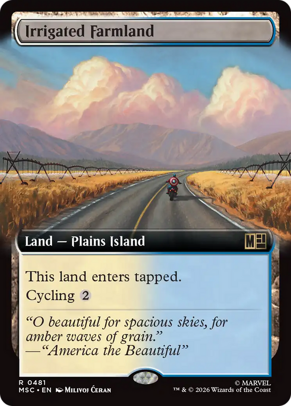Irrigated Farmland - Extended Art (MSC) (Pre-Order)