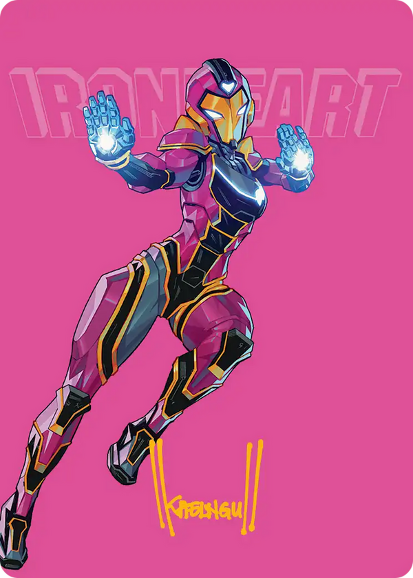 Ironheart, Clever Champion (AMSH) - Gold Stamped Art Card