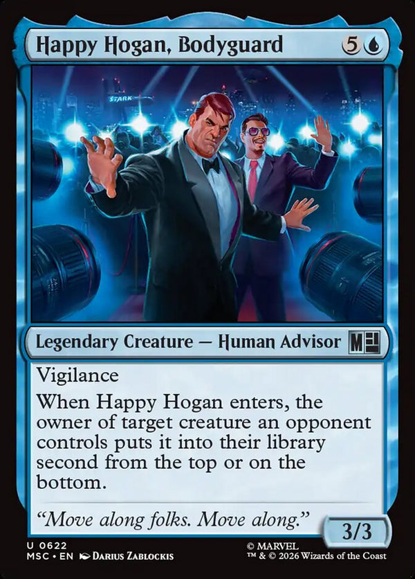 Happy Hogan, Bodyguard (MSC)
