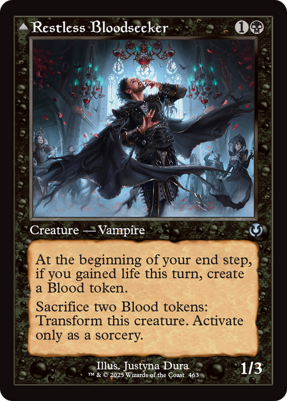 Restless Bloodseeker // Bloodsoaked Reveler - Retro Frame (INR)