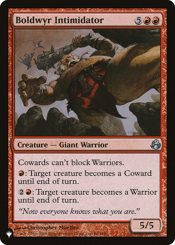 Boldwyr Intimidator - MOR Reprint (PLST)