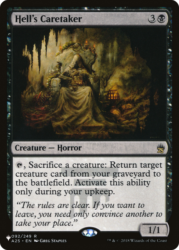 Hell's Caretaker - A25 Reprint (PLST)