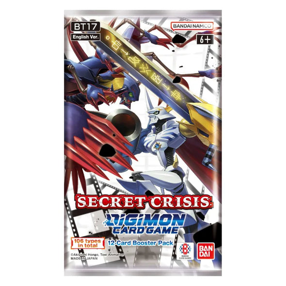 Digimon Card Game - Secret Crisis Booster Pack