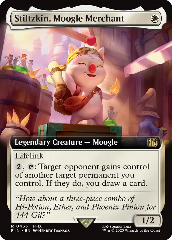 Stiltzkin, Moogle Merchant - Extended Art (FIN)