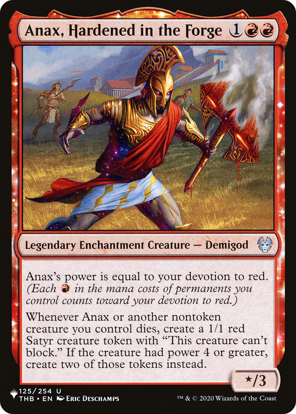 Anax, Hardened in the Forge - THB Reprint (125) (PLST)