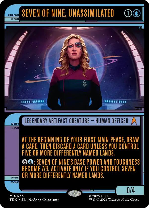 Seven of Nine, Unassimilated - Showcase (TRK) (Pre-Order)