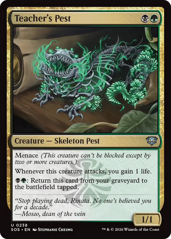 Teacher's Pest (SOS)