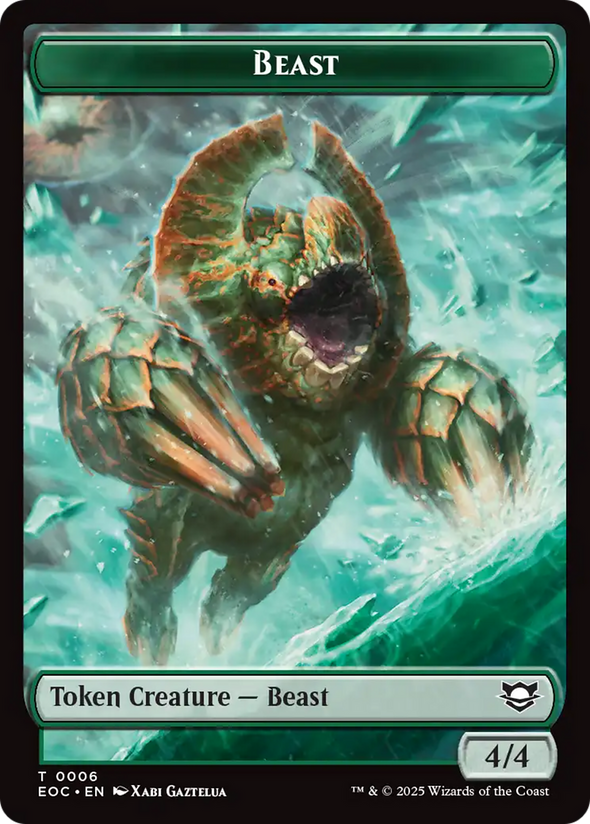 Beast // Elemental (07) Token (TEOC)