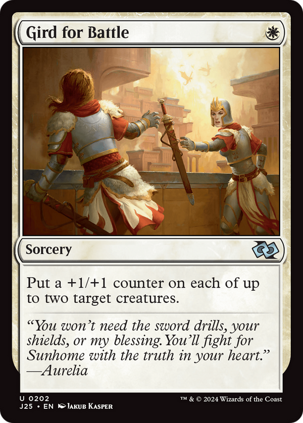 Gird for Battle (J25)