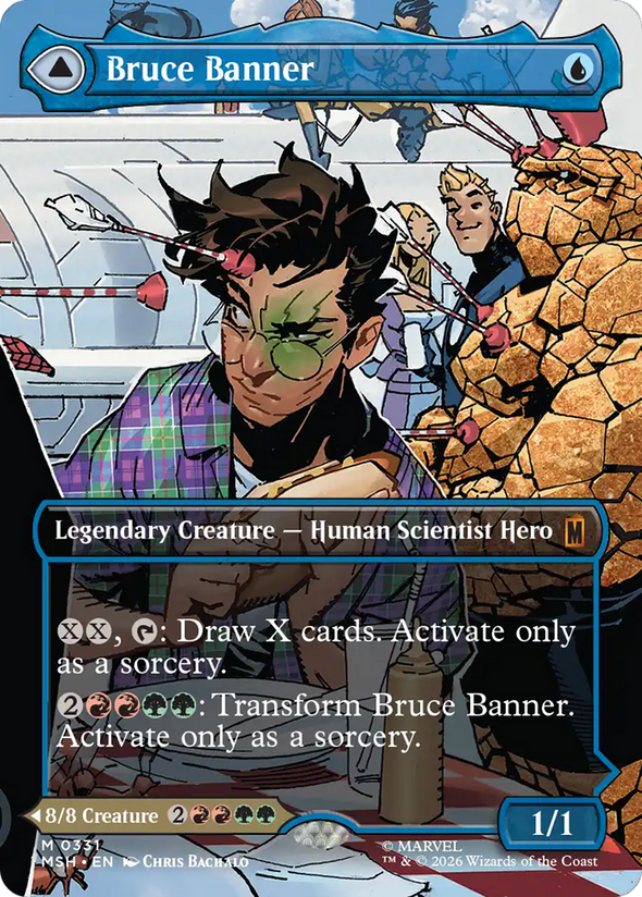 Bruce Banner // The Incredible Hulk - Borderless Scene (MSH) (Pre-Order)