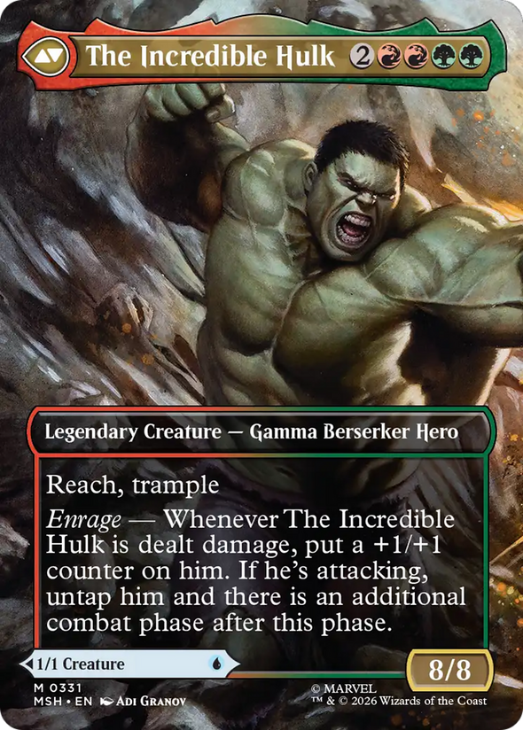 Bruce Banner // The Incredible Hulk - Borderless Scene (MSH) (Pre-Order)