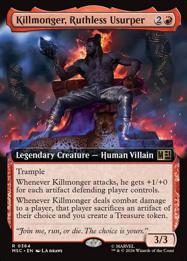 Killmonger, Ruthless Usurper - Extended Art (MSC)