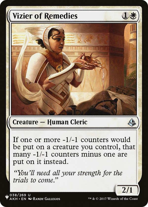 Vizier of Remedies - AKH Reprint (PLST)