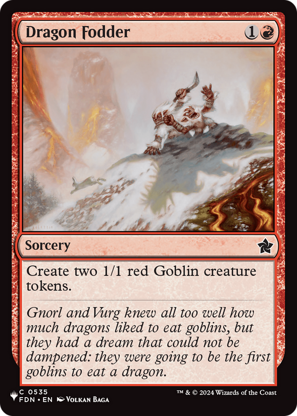 Dragon Fodder - FDN Reprint (PLST)
