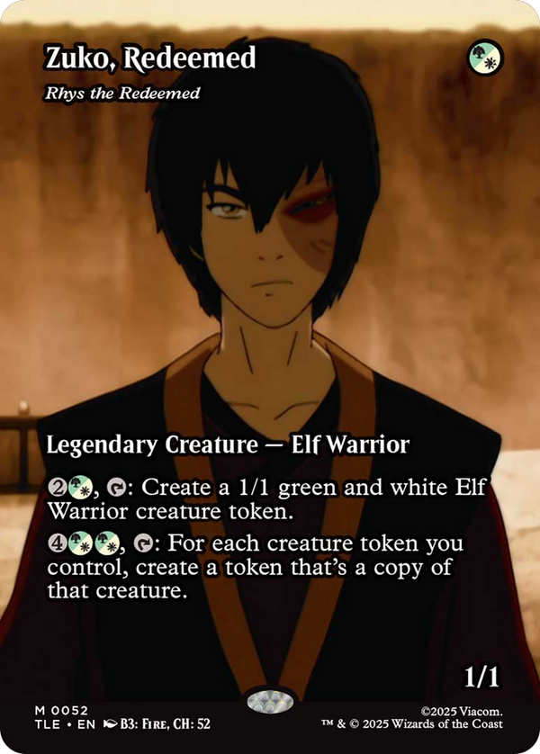 Zuko Redeemed // Rhys the Redeemed - Borderless Source Material (TLE)