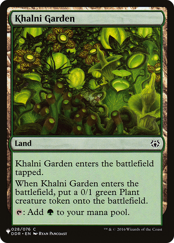 Khalni Garden - DDR Reprint (PLST)