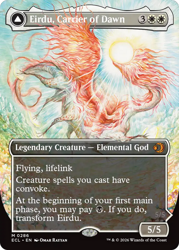 Eirdu, Carrier of Dawn // Isilu, Carrier of Twilight - Borderless (ECL)