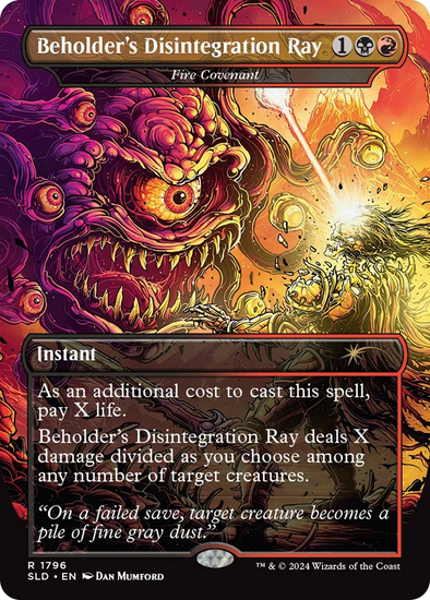 Beholder's Disintegration Ray // Fire Covenant - Death is in the Eye of the Beholder II (SLD)