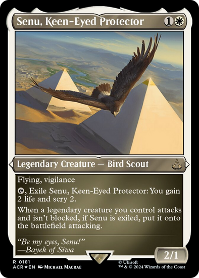 Senu, Keen-Eyed Protector (Etched) (ACR)