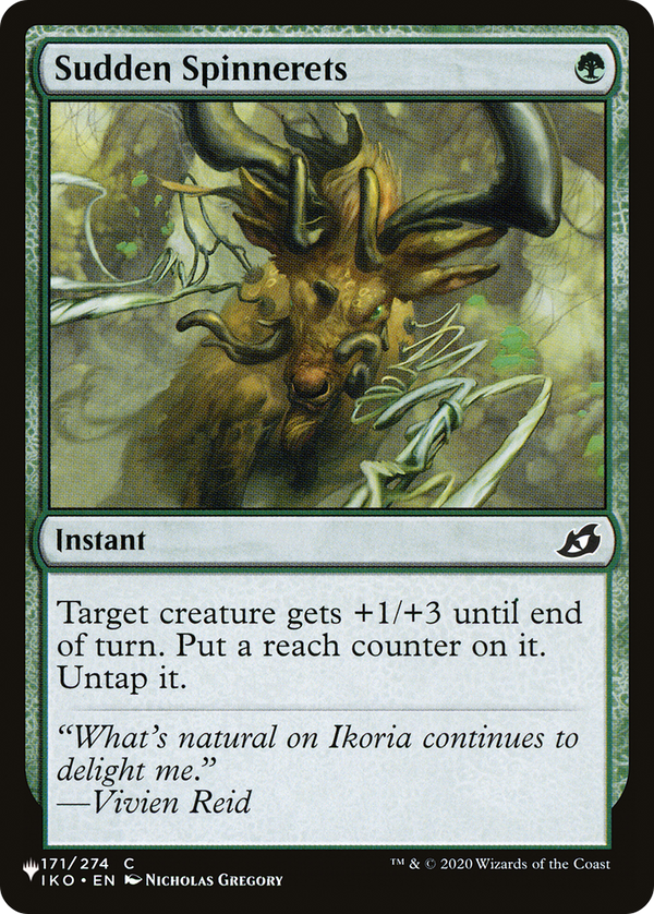 Sudden Spinnerets - IKO Reprint (PLST)