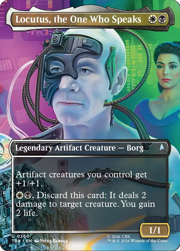 Locutus, the One Who Speaks - Borderless (TRK) (Pre-Order)