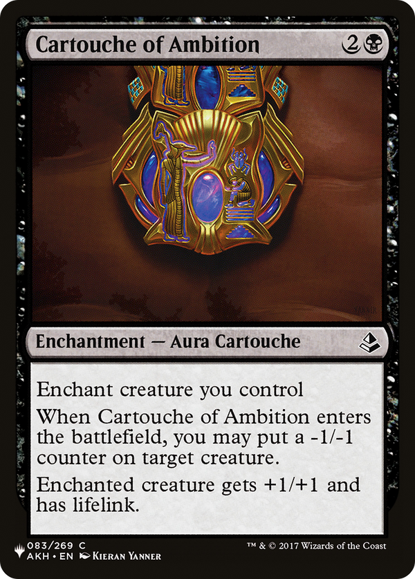 Cartouche of Ambition - AKH Reprint (PLST)