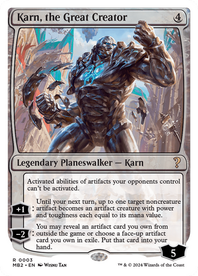 Karn, the Great Creator (MB2)