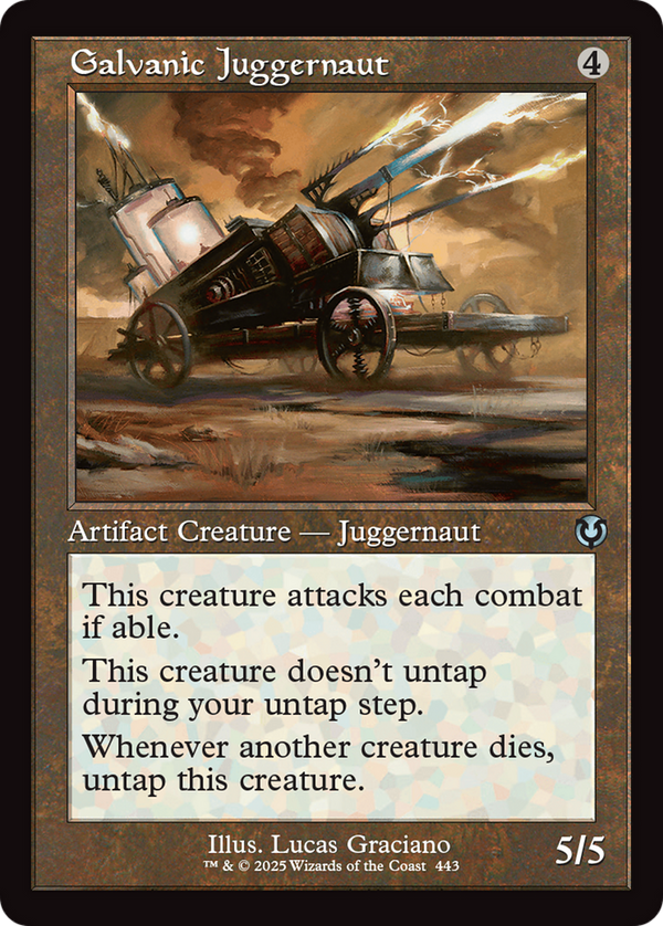 Galvanic Juggernaut - Retro Frame (INR)