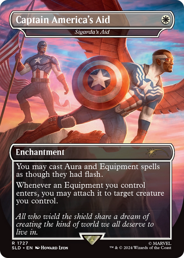 Captain America's Aid // Sigarda's Aid - Marvel's Captain America (SLD)