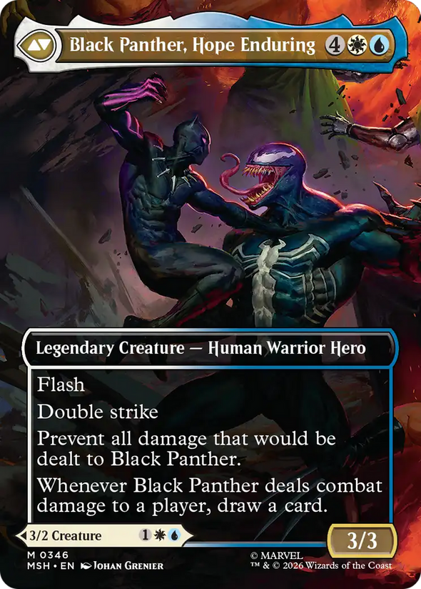 King T'Challa // Black Panther, Hope Enduring - Borderless Scene (MSH) (Pre-Order)