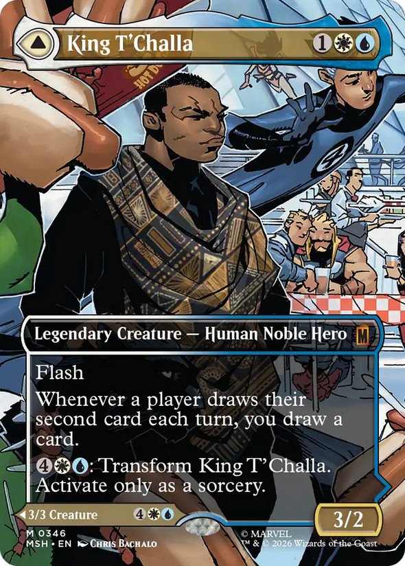 King T'Challa // Black Panther, Hope Enduring - Borderless Scene (MSH) (Pre-Order)