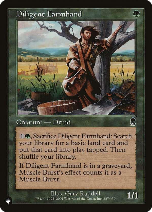 Diligent Farmhand - ODY Reprint (PLST)
