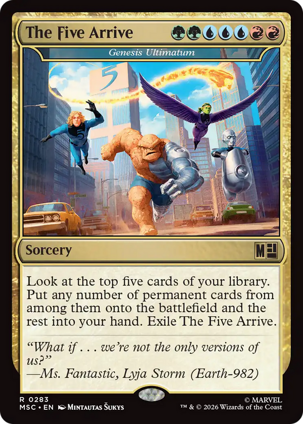 The Five Arrive // Genesis Ultimatum (MSC) (Pre-Order)