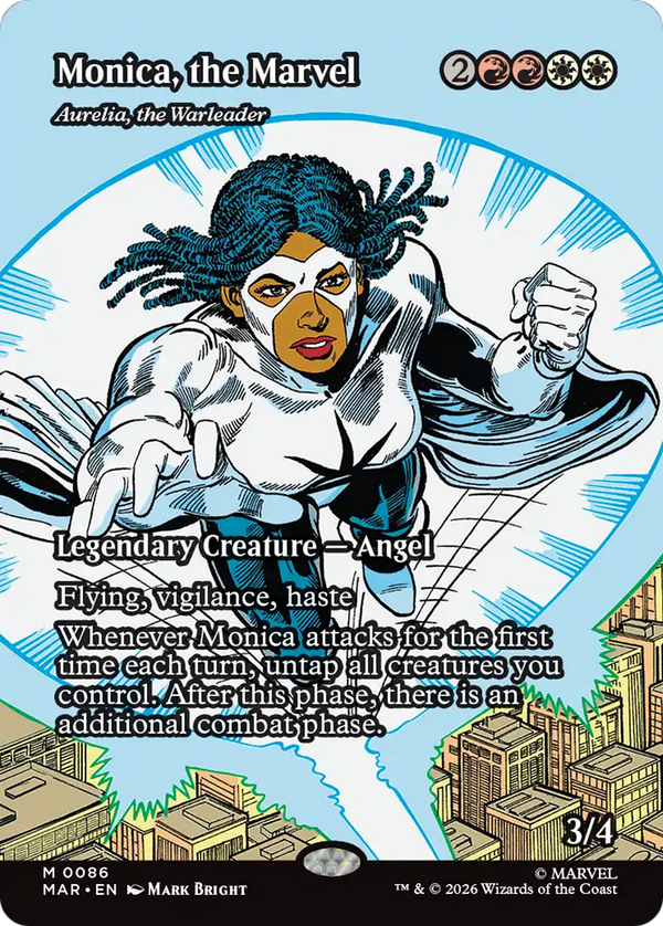 Monica, the Marvel // Aurelia, the Warleader - Source Material Showcase (MAR) (Pre-Order)