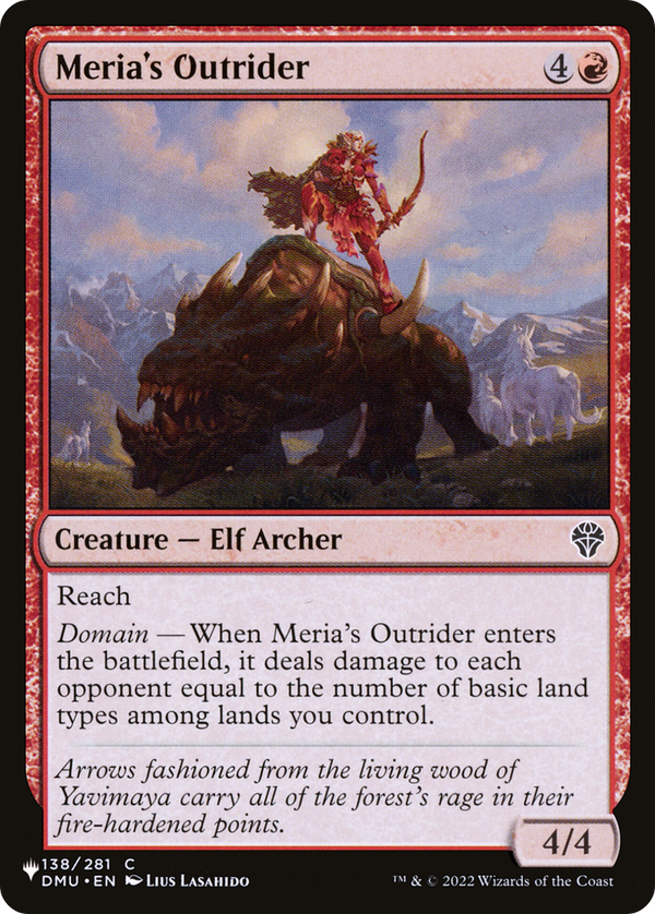 Meria's Outrider - DMU Reprint (PLST)