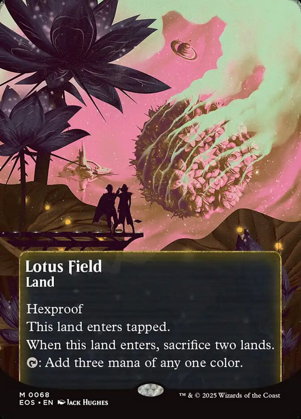 Lotus Field - Borderless Poster (EOS)