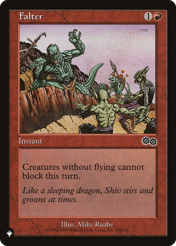 Falter - USG Reprint (PLST)