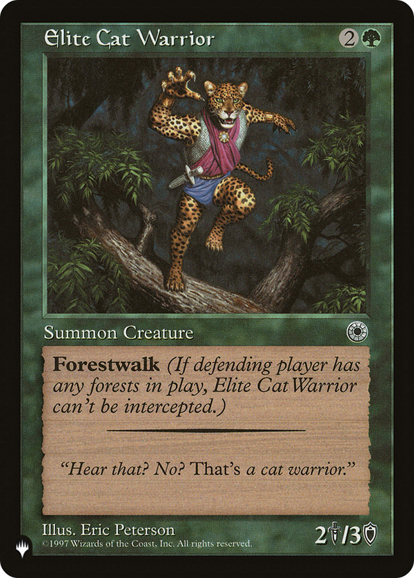 Elite Cat Warrior - POR Reprint (PLST)